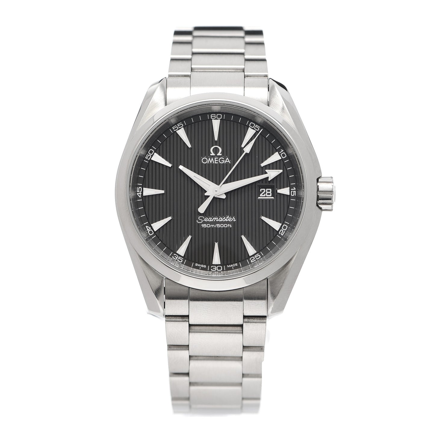 Stainless Steel 39mm Seamaster Aqua Terra Quartz Watch Grey 231.10.39.61.06.001