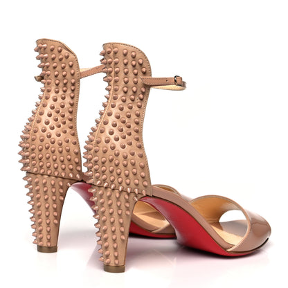 Christian Louboutin Patent Nappa Trezanita 70 Sandals 37 Nude 4 of 8