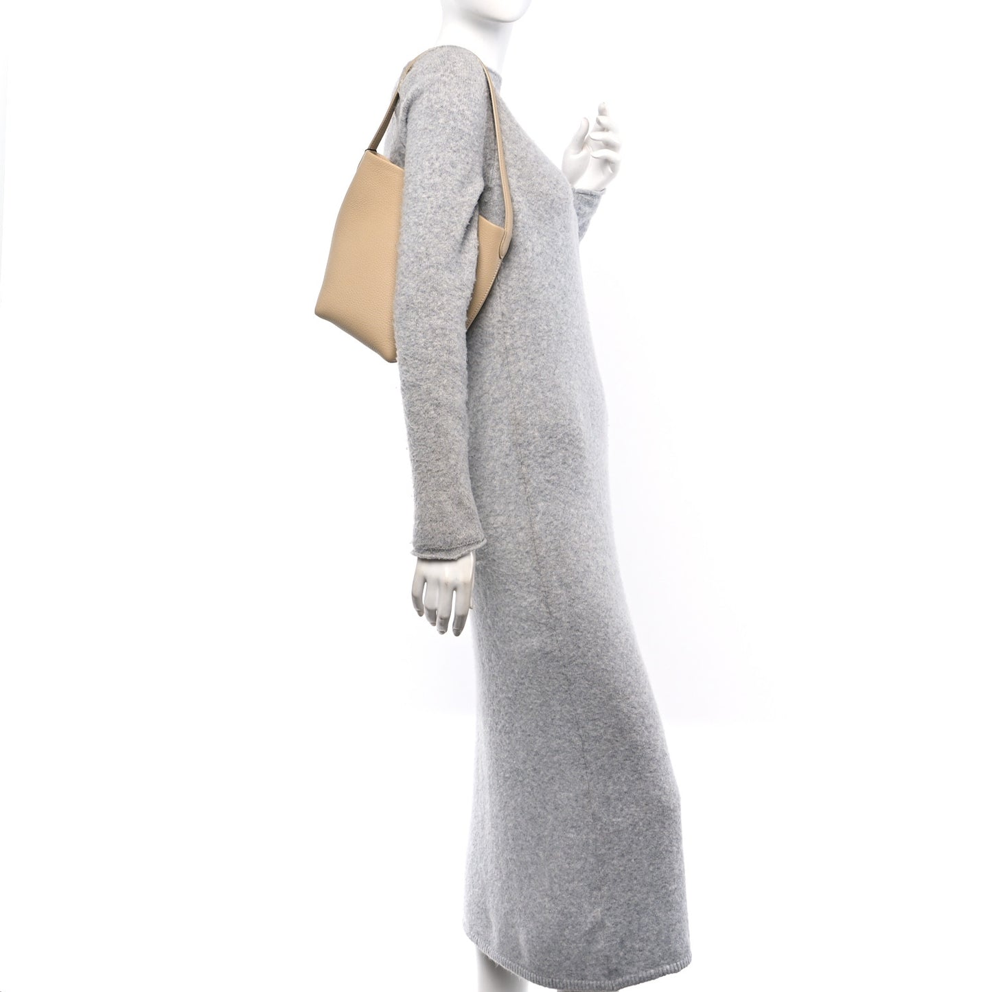 Grained Calfskin Small N/S Park Tote Boulder