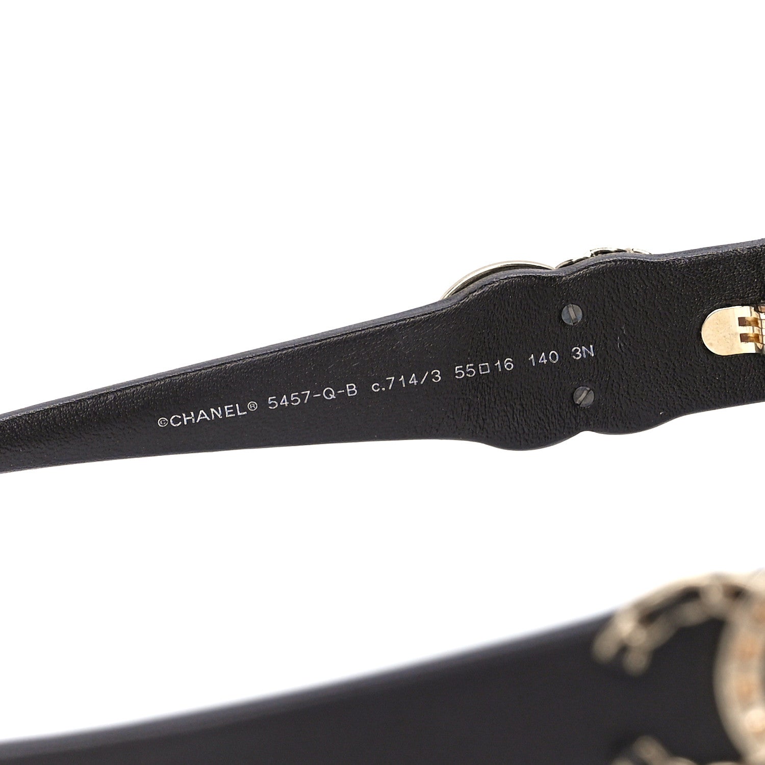 Chanel Acetate Lambskin CC Sunglasses 5457-Q-B Tortoise 5 of 8