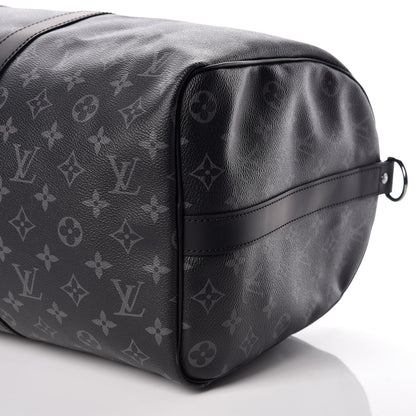 Louis Vuitton Monogram Eclipse Keepall Bandouliere 45 8 of 11