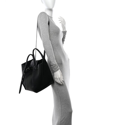 Celine Supple Grained Calfskin Small Long Strap Big Bag Black 2 of 16