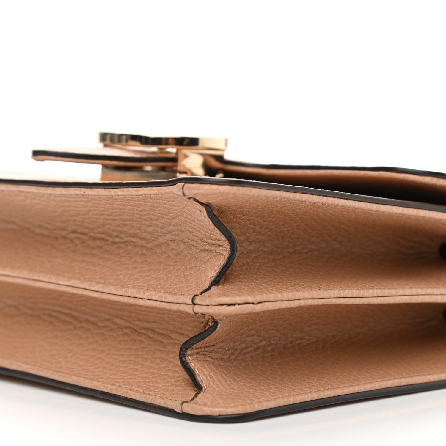 Gucci Dollar Calfskin Small Interlocking G Shoulder Bag Camelia 8 of 9
