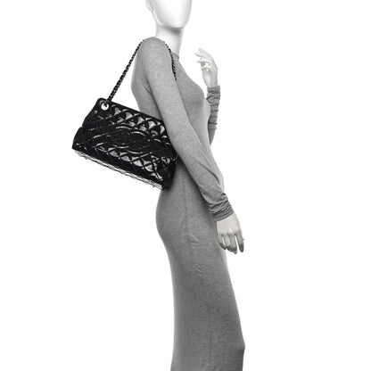 Chanel Patent Quilted Timeless CC Shopping Tote Black 2 of 12