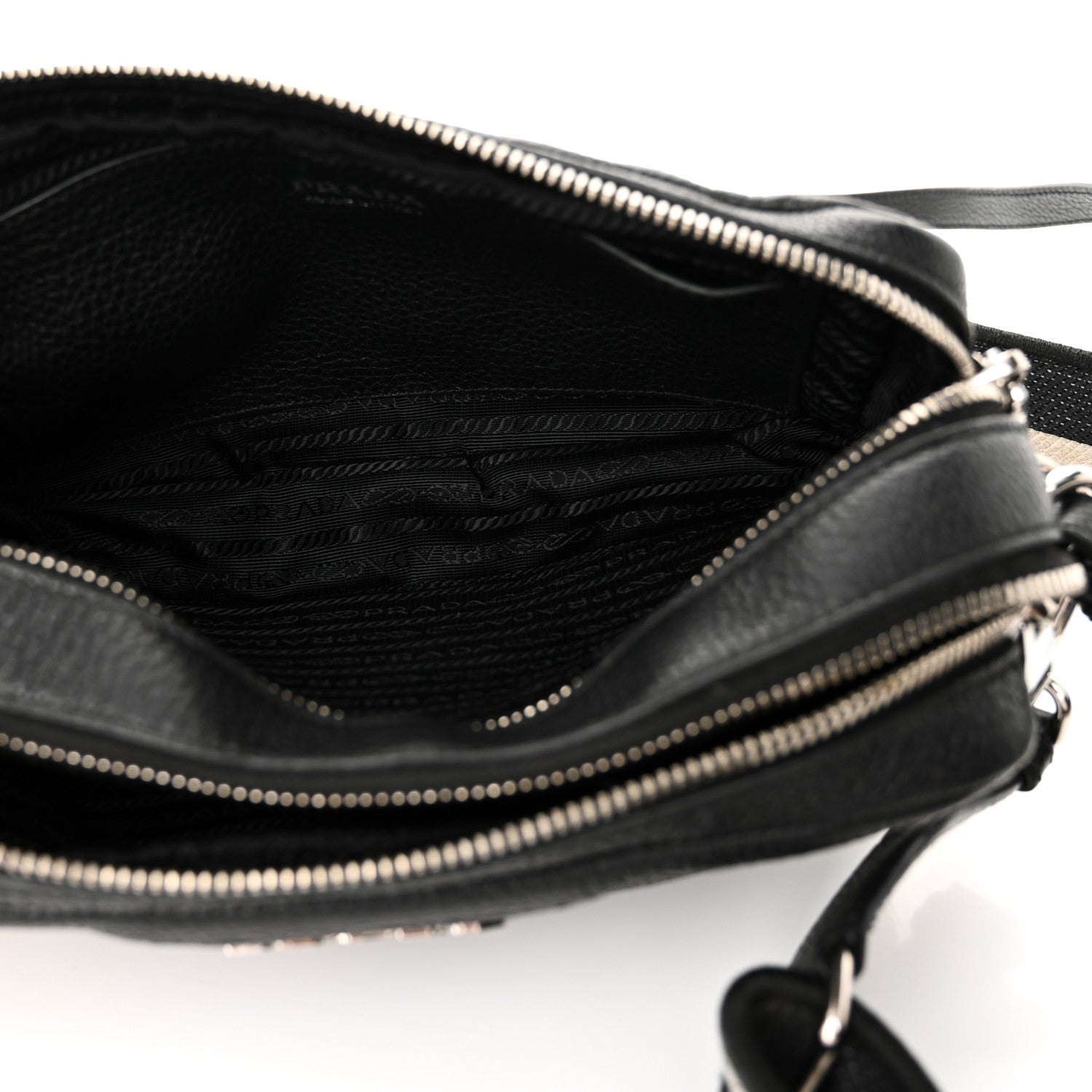 Prada Vitello Daino Soft Camera Crossbody Black 6 of 11