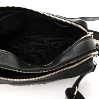 Prada Vitello Daino Soft Camera Crossbody Black 6 of 11