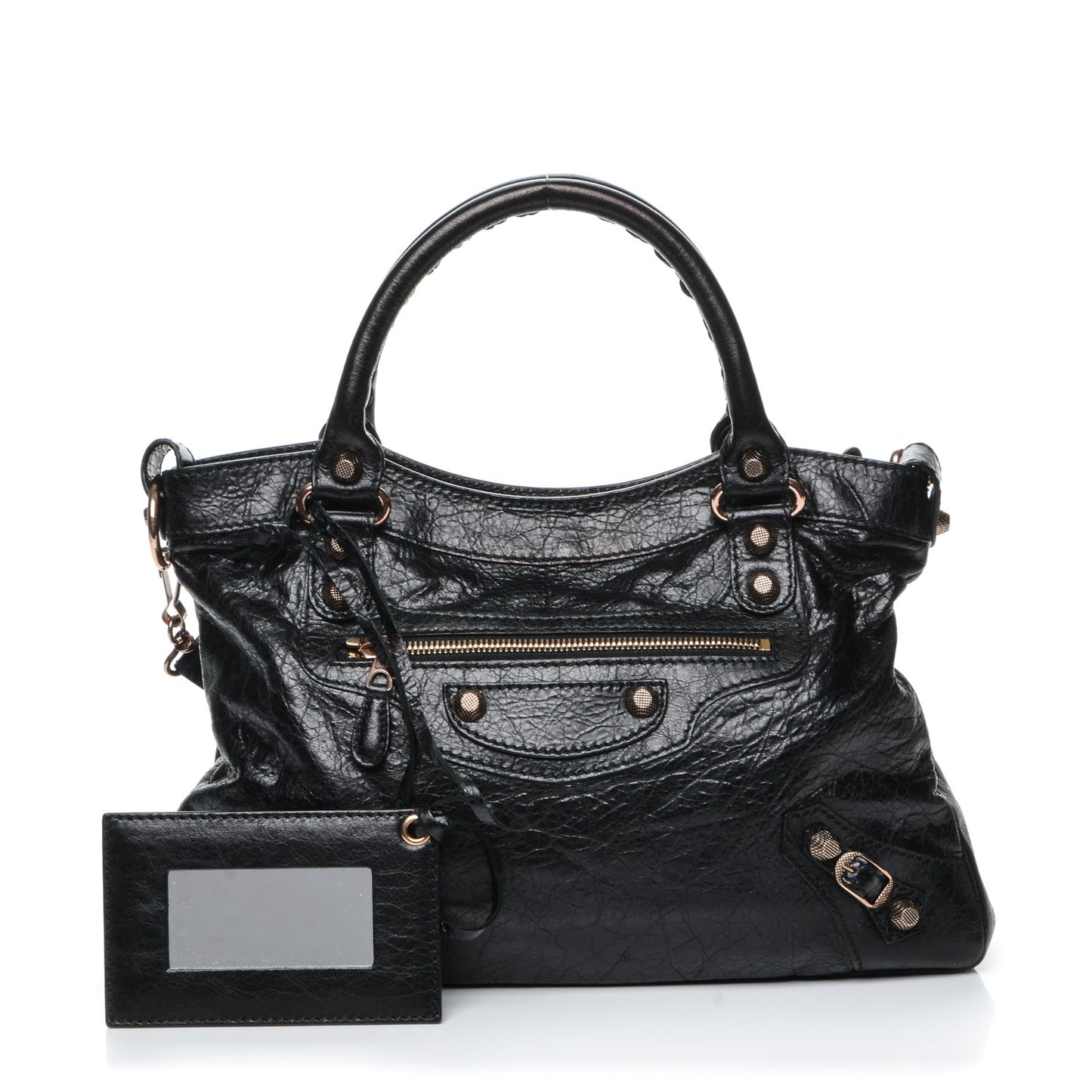 Agneau Giant 12 Gold Hardware Town Black