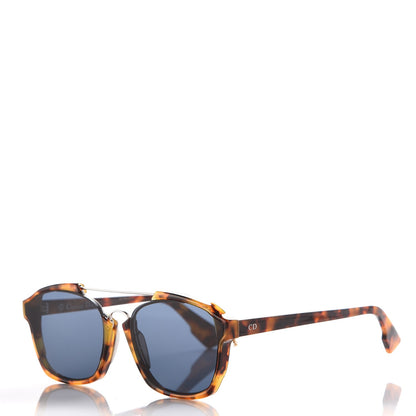 Christian Dior Abstract Square Mirrored Sunglasses Spotted Havana 1 of 7