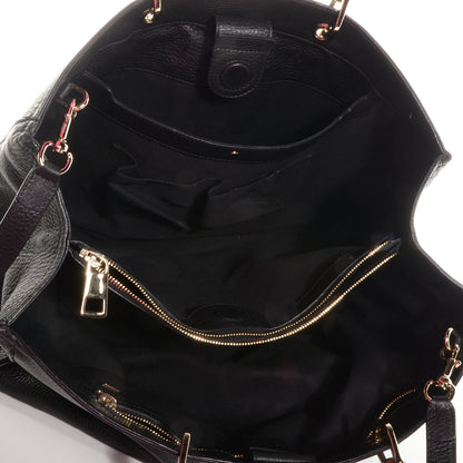 Gucci Leather Large Bamboo Shopper Tote Black 5 of 8
