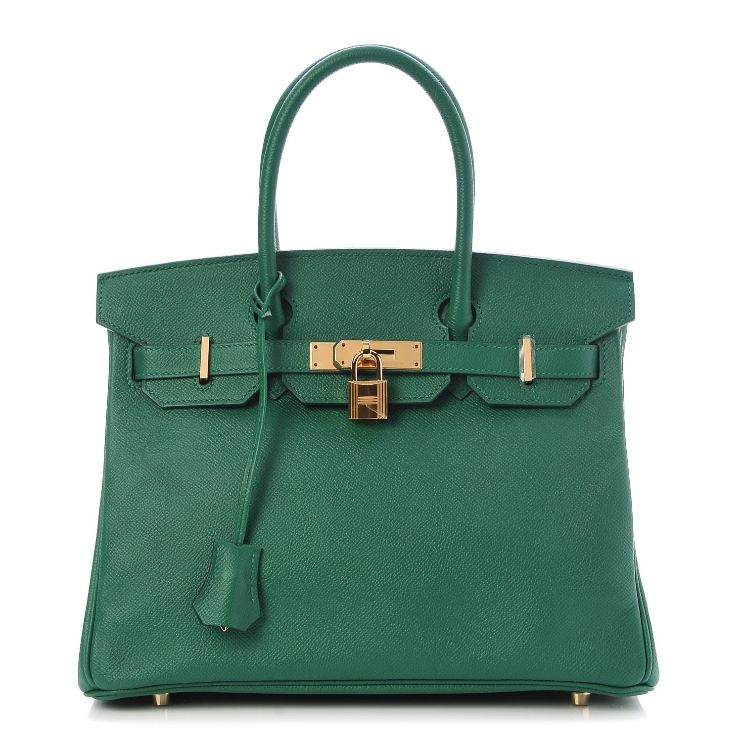 Hermes Epsom Birkin 30 Vert Vertigo 1 of 35