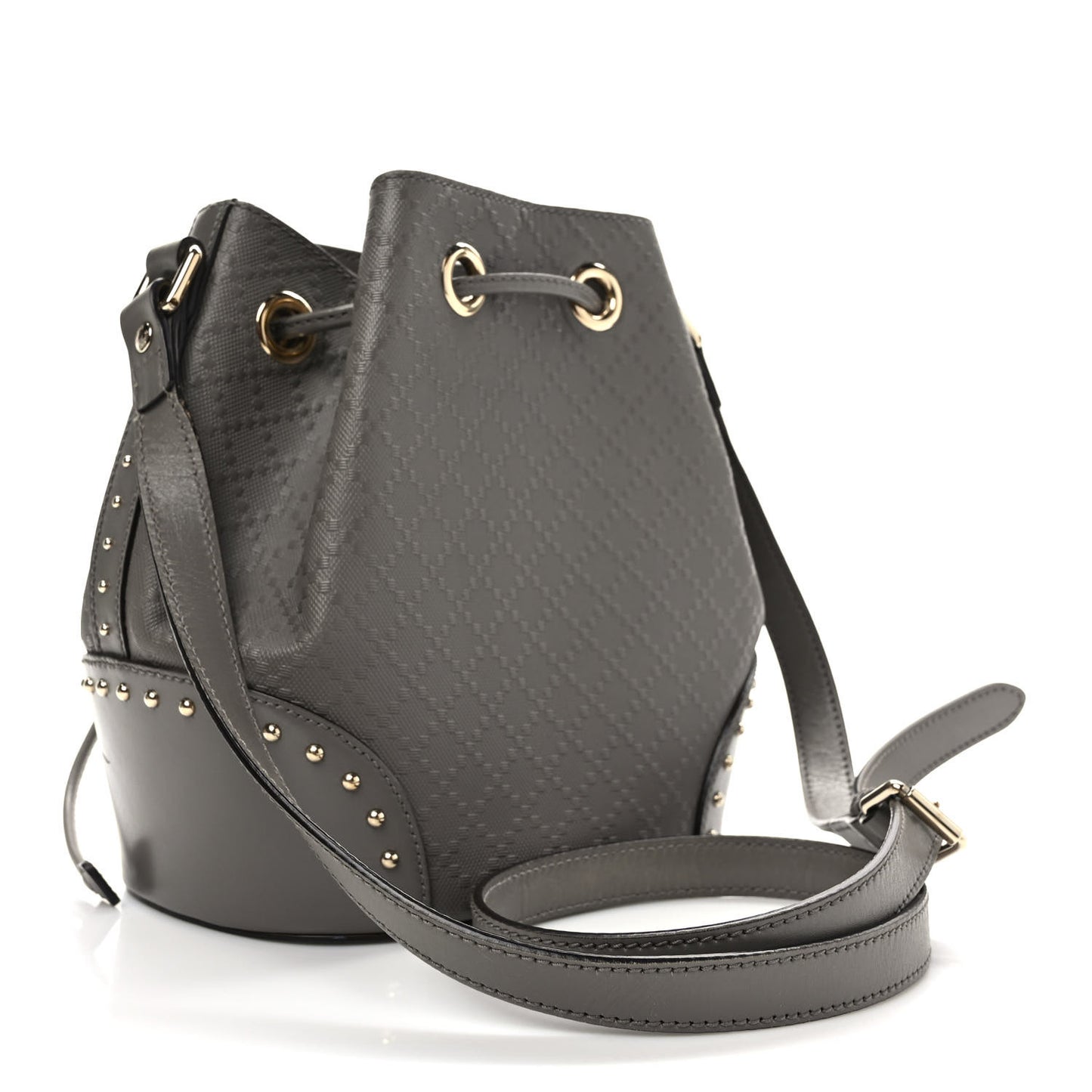 Bright Diamante Studded Small Bucket Bag Loess