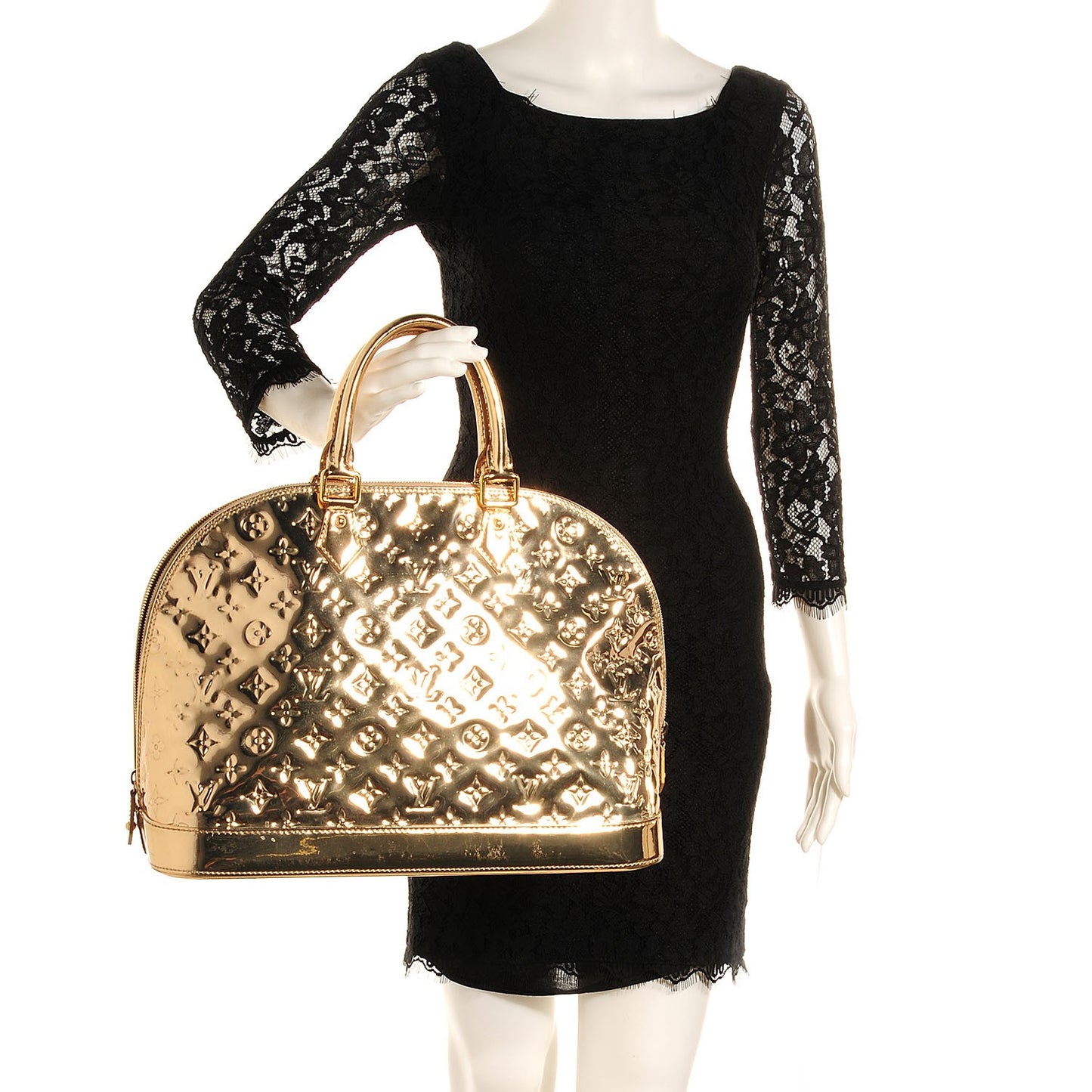 Monogram Miroir Alma MM Gold