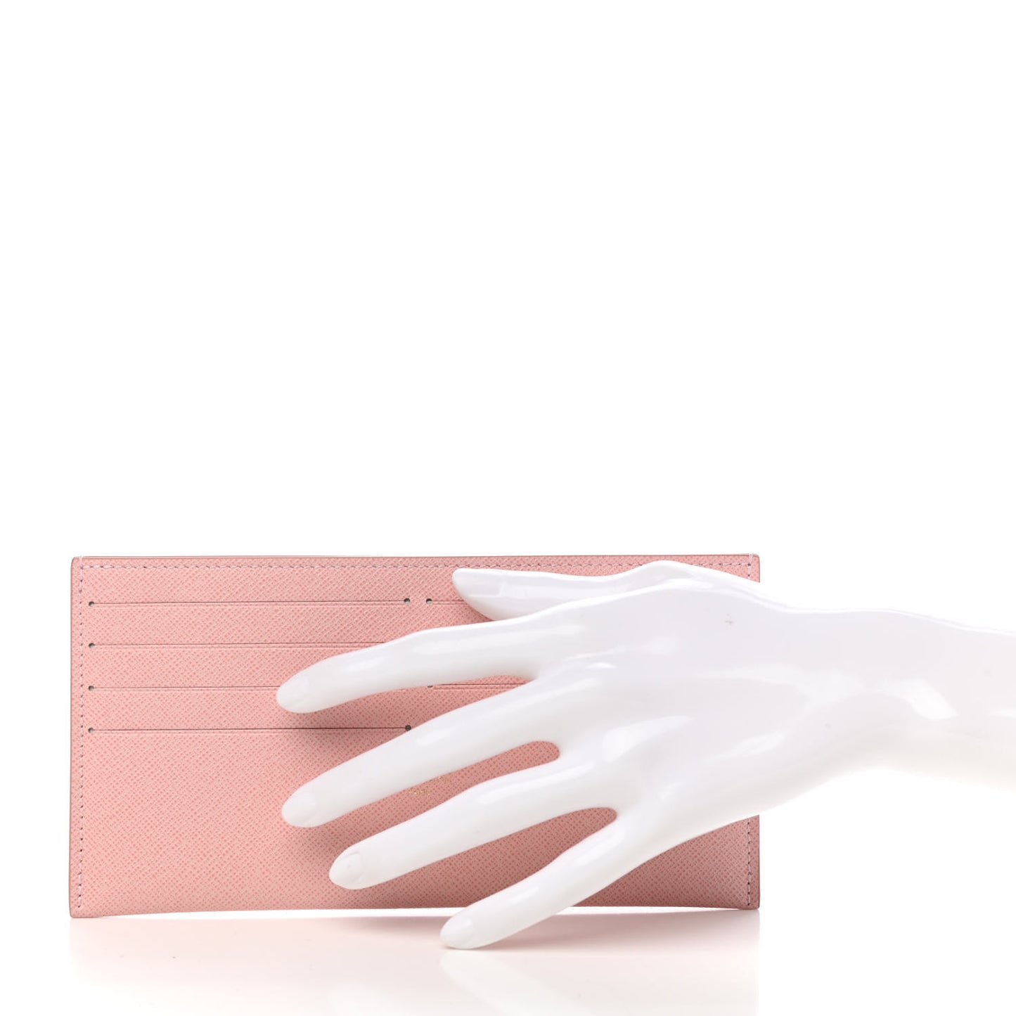 Calfskin Felicie Card Holder Insert Rose Ballerine