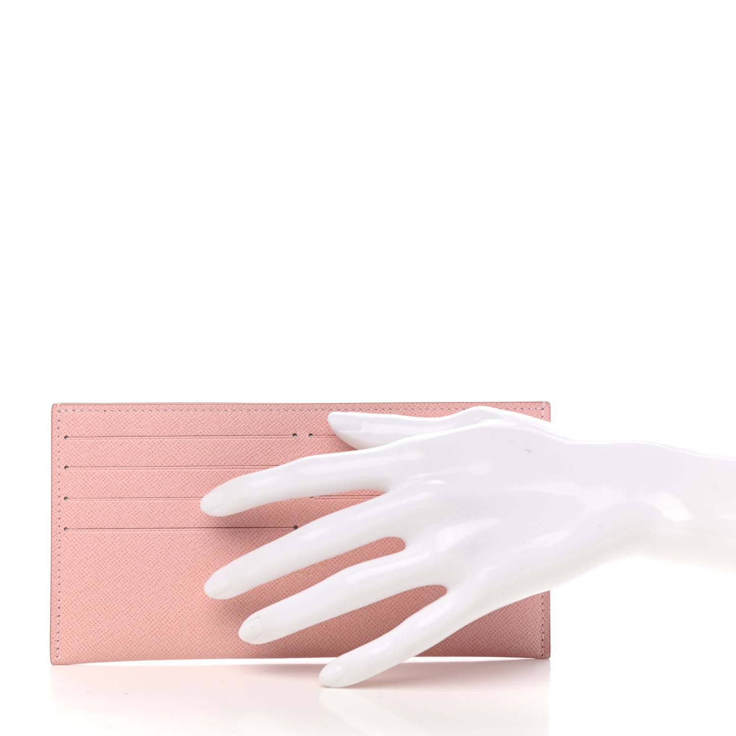 Louis Vuitton Calfskin Felicie Card Holder Insert Rose Ballerine 2 of 6