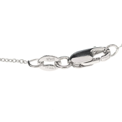 Roberto Coin 18K White Gold Diamond .24ct Diamonds by the Inch Pendant Necklace 4 of 6