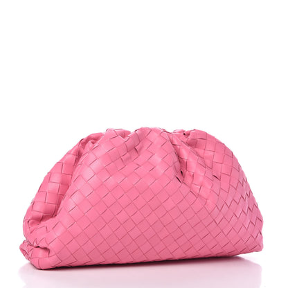 Bottega Veneta Nappa Maxi Intrecciato The Pouch Oversized Clutch Pink 3 of 10