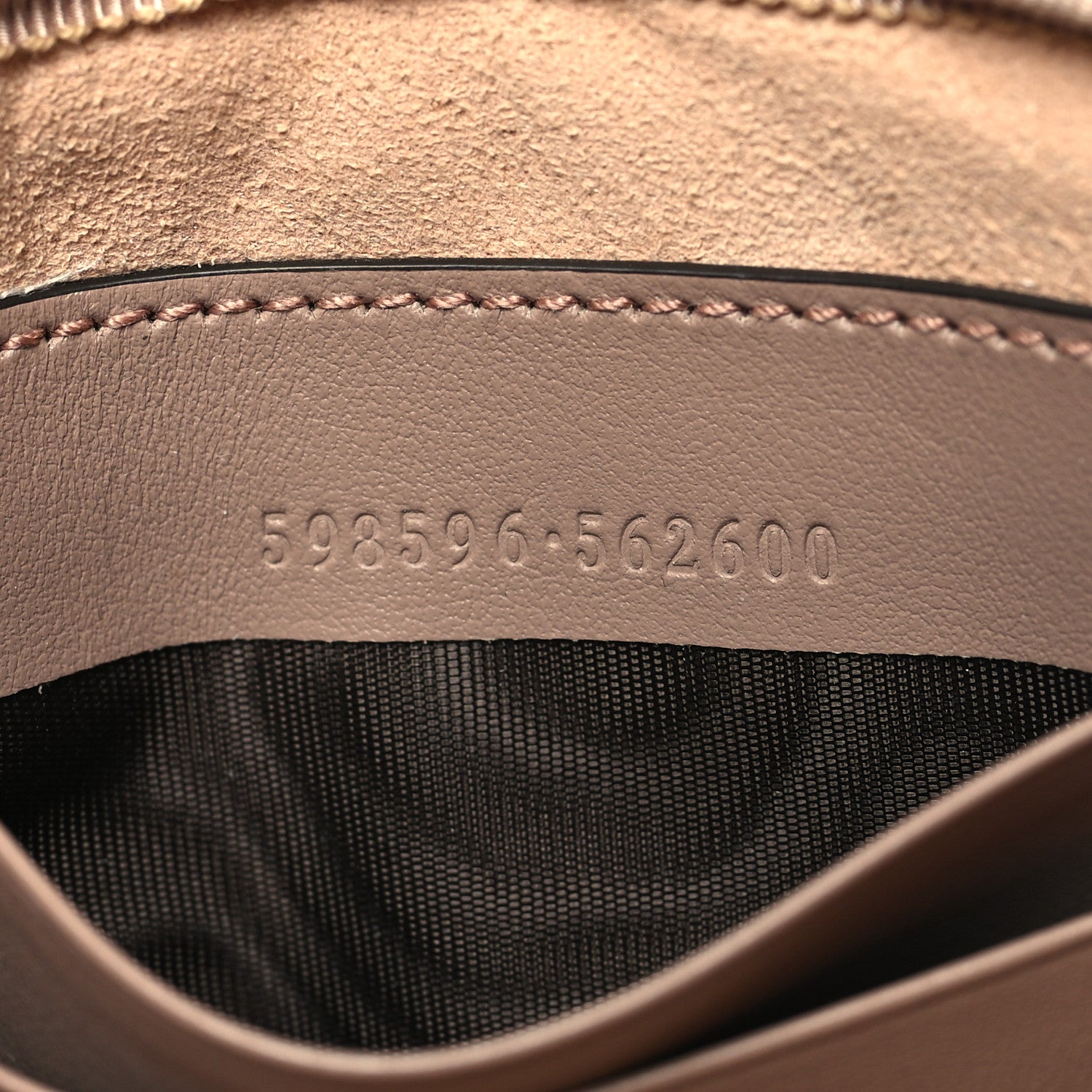 Gucci Calfskin Matelasse Mini GG Marmont Chain Crossbody Bag Porcelain Rose 7 of 11