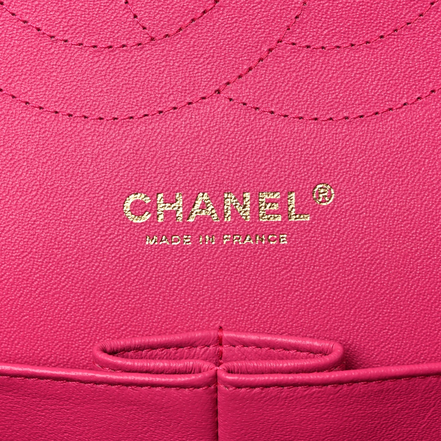 Chanel Lambskin Quilted Jumbo Double Flap Fuchsia 6 of 19