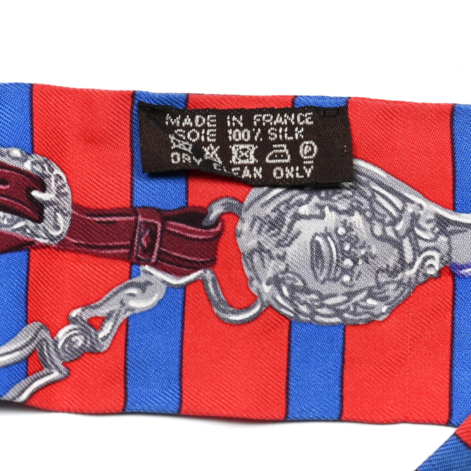 Hermes Silk Brides De Gala Bayaderes Twilly Rouge Bleu Roy Acajou 6 of 6
