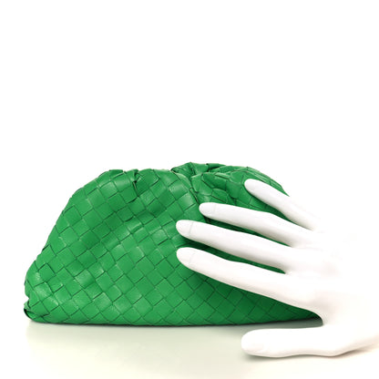 Bottega Veneta Nappa Intrecciato Teen Pouch Parakeet 2 of 11