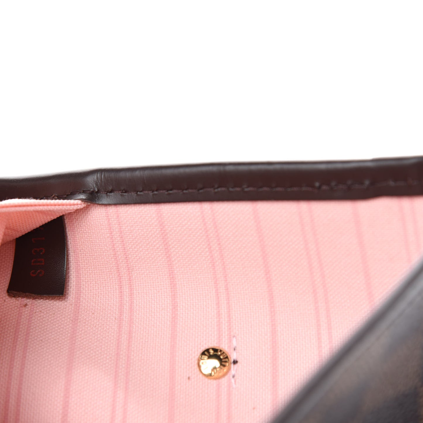 Damier Ebene Neo Neverfull MM Rose Ballerine