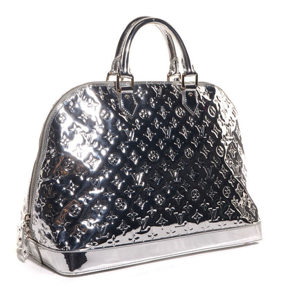Louis Vuitton Monogram Miroir Alma GM XL Silver 3 of 8