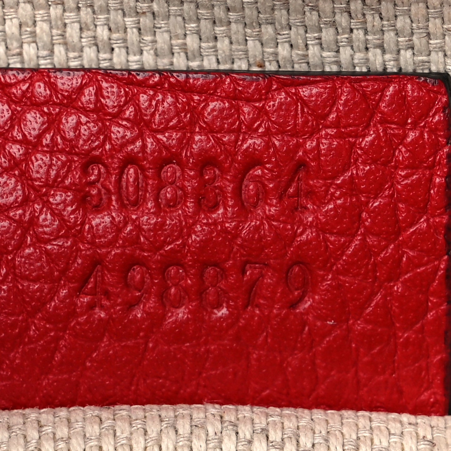 Pebbled Calfskin Small Soho Disco Bag Tabasco Red