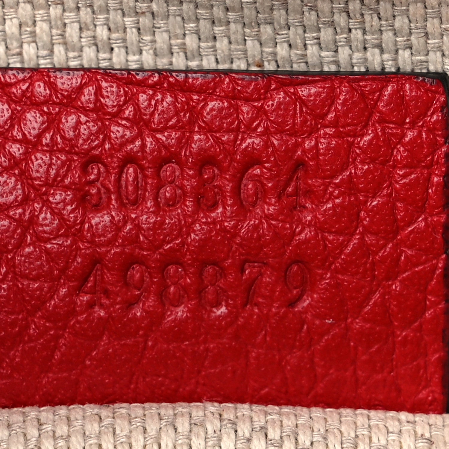 Gucci Pebbled Calfskin Small Soho Disco Bag Tabasco Red 7 of 10