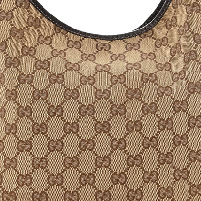 Gucci Monogram Medium New Britt Hobo Dark Brown 8 of 11