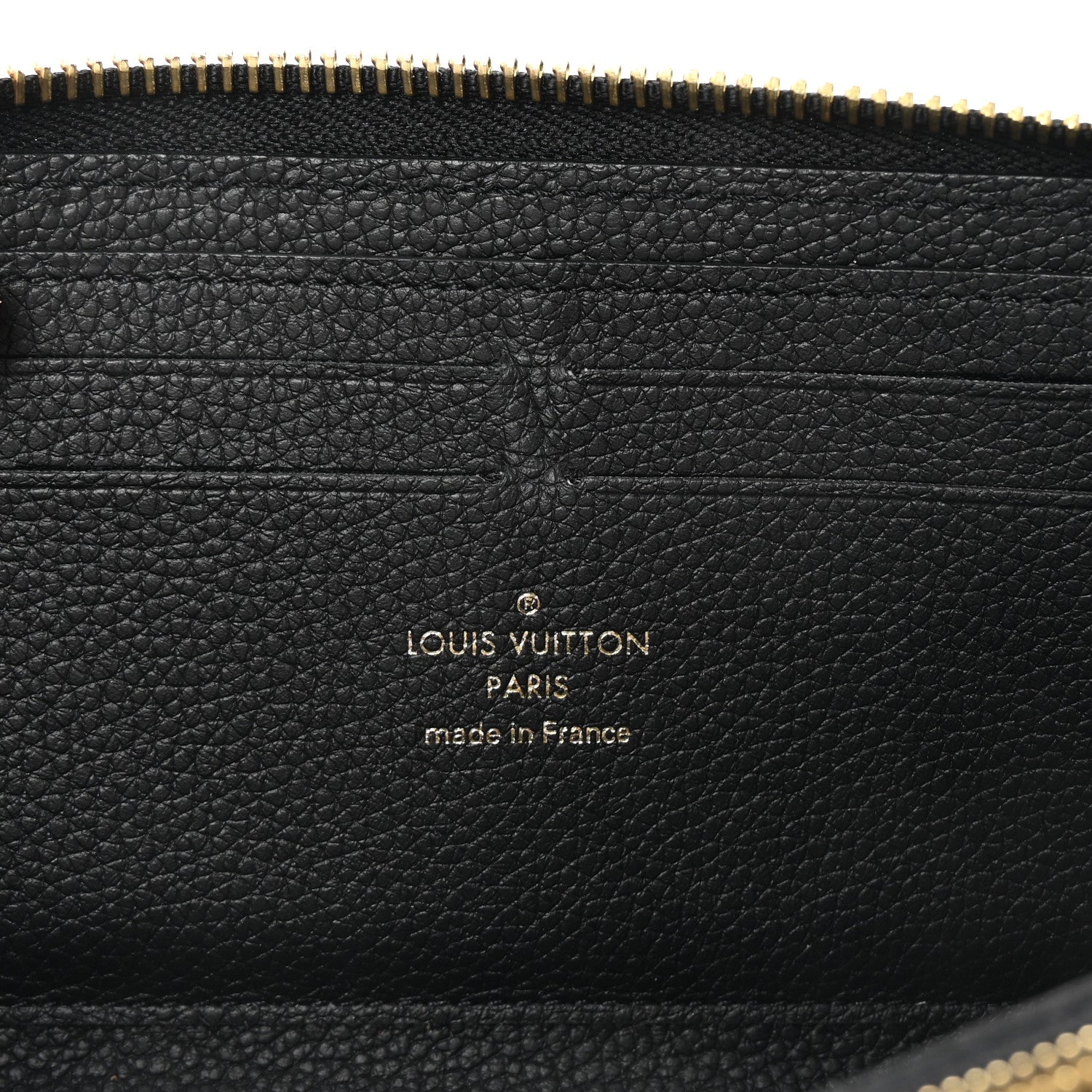 Louis Vuitton Empreinte Clemence Wallet Black 6 of 6