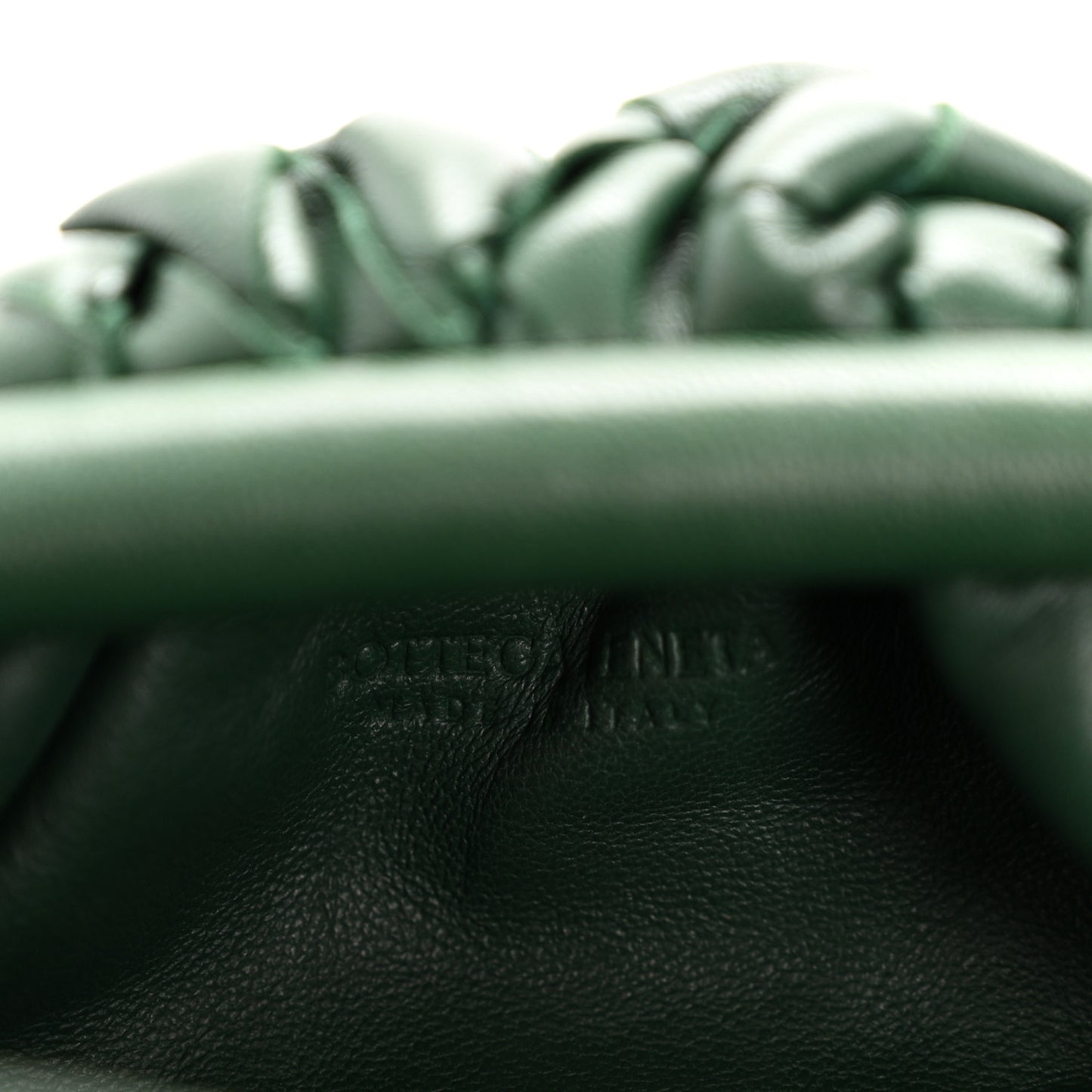 Nappa Intrecciato The Mini Pouch Raintree
