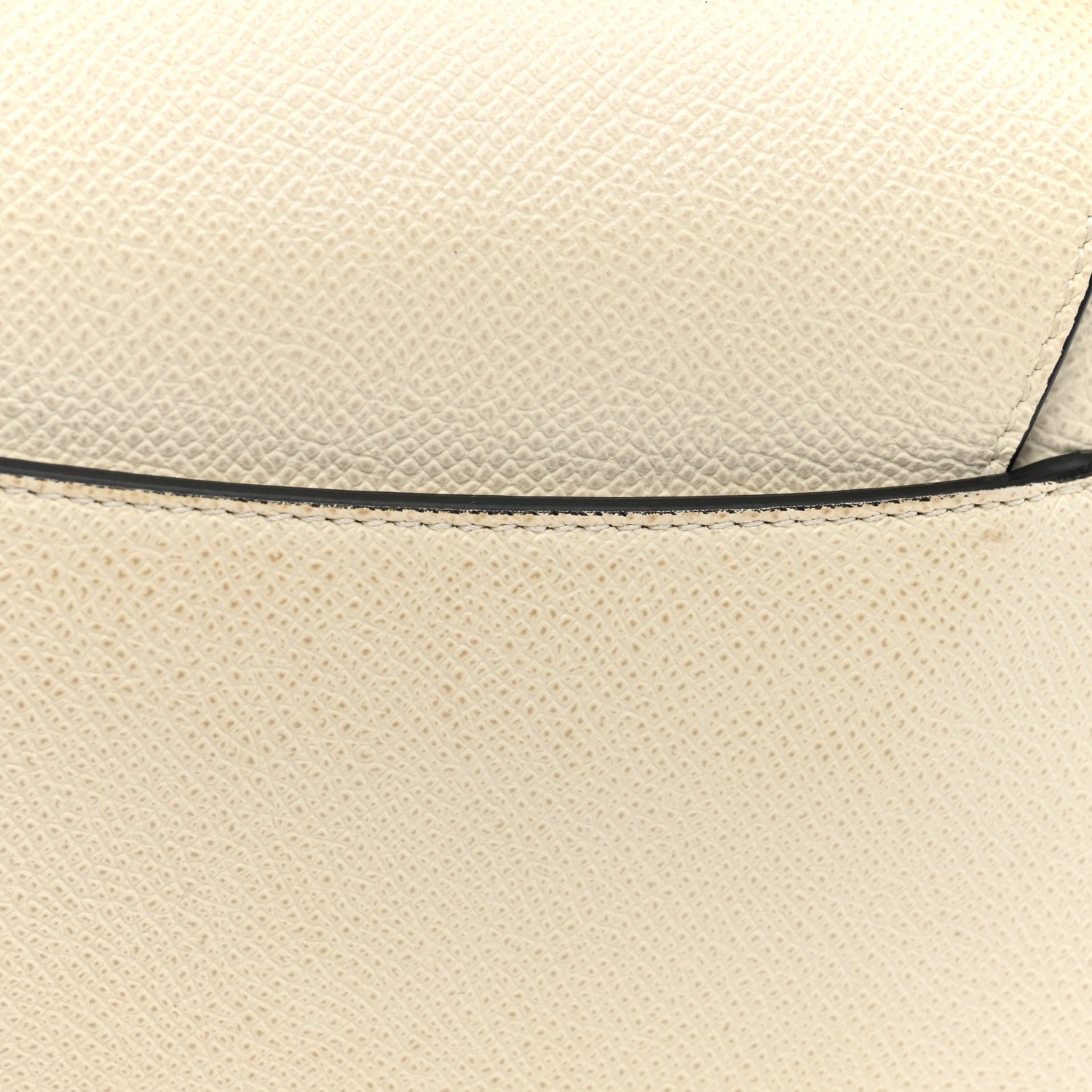 Christian Dior Grained Calfskin Mini Saddle Bag White 5 of 12