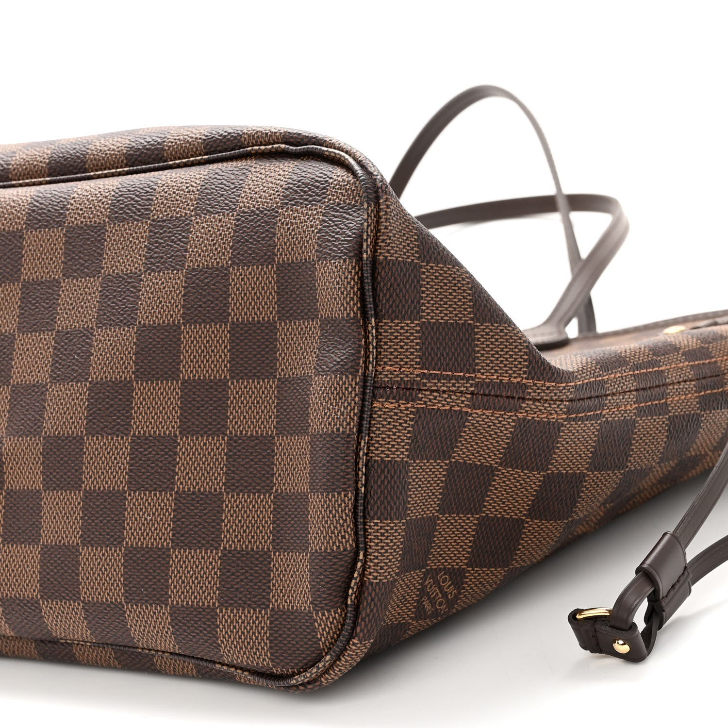 Louis Vuitton Damier Ebene Neo Neverfull MM Rose Ballerine 9 of 9