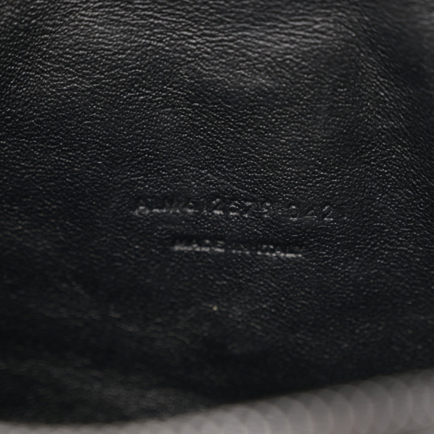 Grain De Poudre Matelasse Monochrome Monogram Mini Lou Camera Bag Black