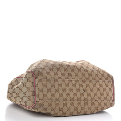 Gucci Monogram Margaux Calfskin Medium Sukey Tote Beige Ebony Vintage Rose 4 of 22