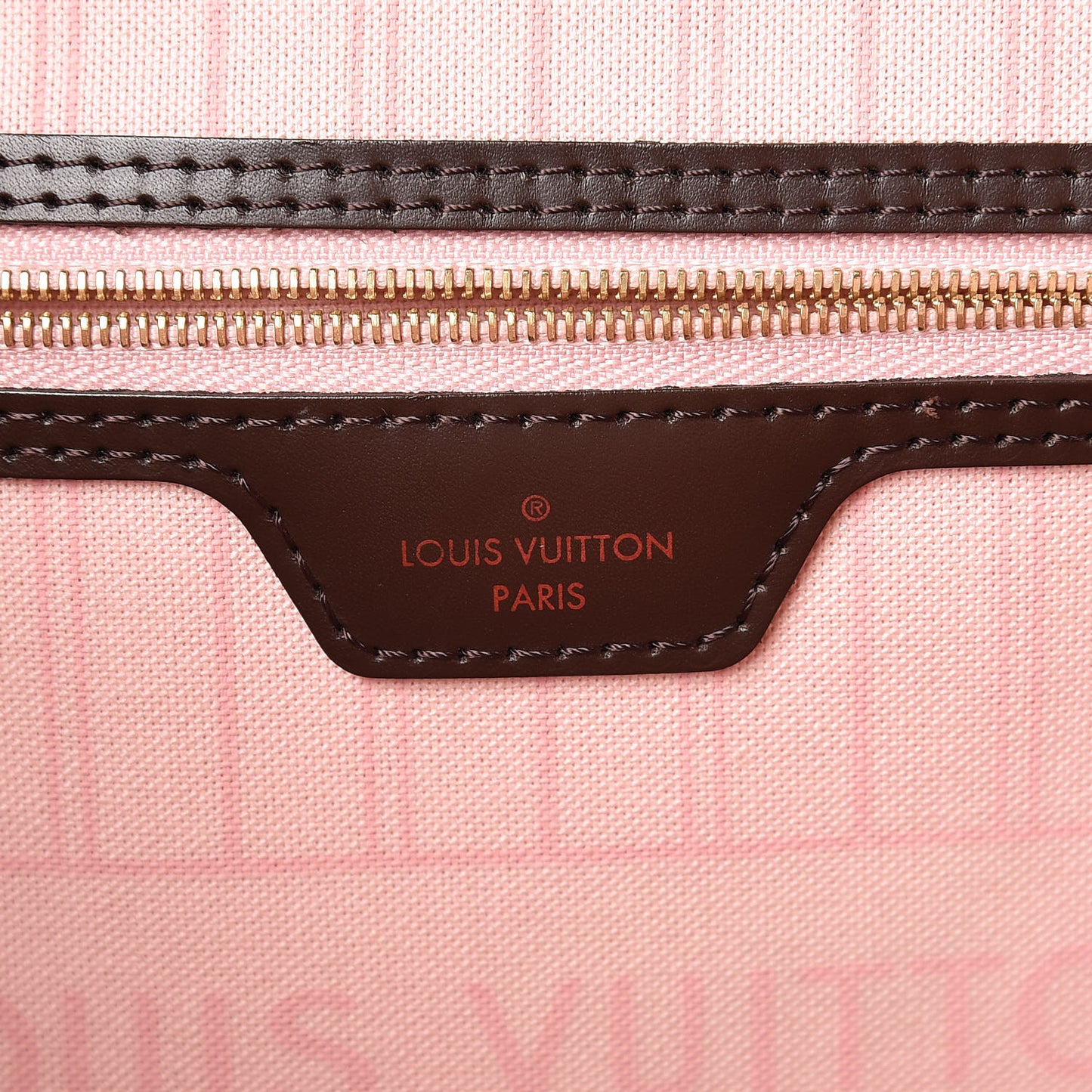 Damier Ebene Neo Neverfull MM Rose Ballerine