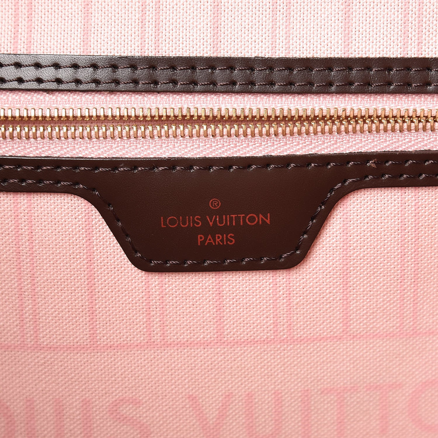 Louis Vuitton Damier Ebene Neo Neverfull MM Rose Ballerine 7 of 11