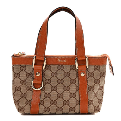 Gucci Monogram Small Abbey Tote Orange 1 of 9
