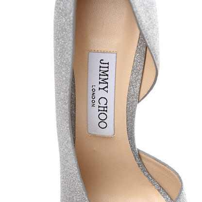 Jimmy Choo Glitter Sophia 100 Pumps 38.5 Silver 7 of 7
