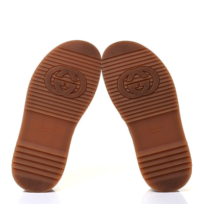Gucci Canvas GG Monogram Angelina Platform Slide Sandals 37.5 Beige Ruggine 8 of 8