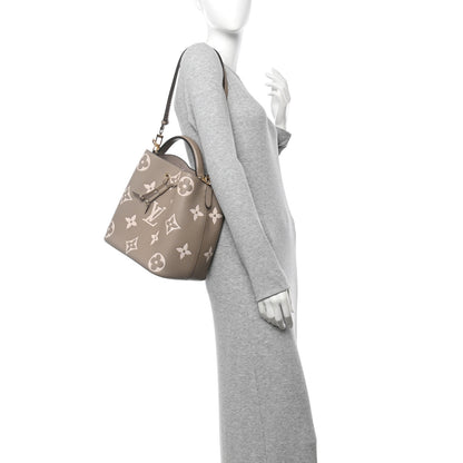 Louis Vuitton Empreinte Monogram Giant Neonoe MM Tourterelle Creme 2 of 11
