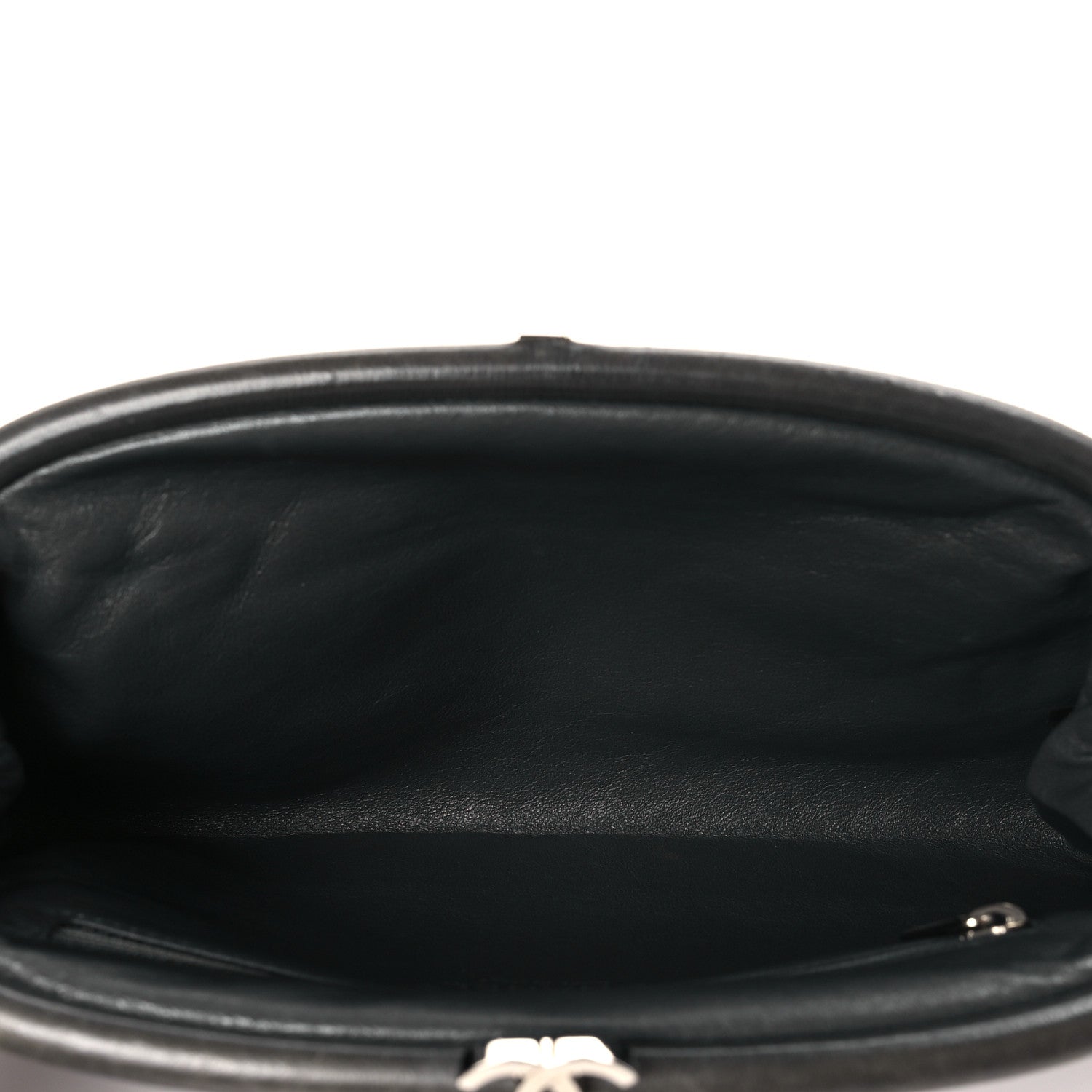 Chanel Lambskin Quilted Timeless Clutch Grey 5 of 11