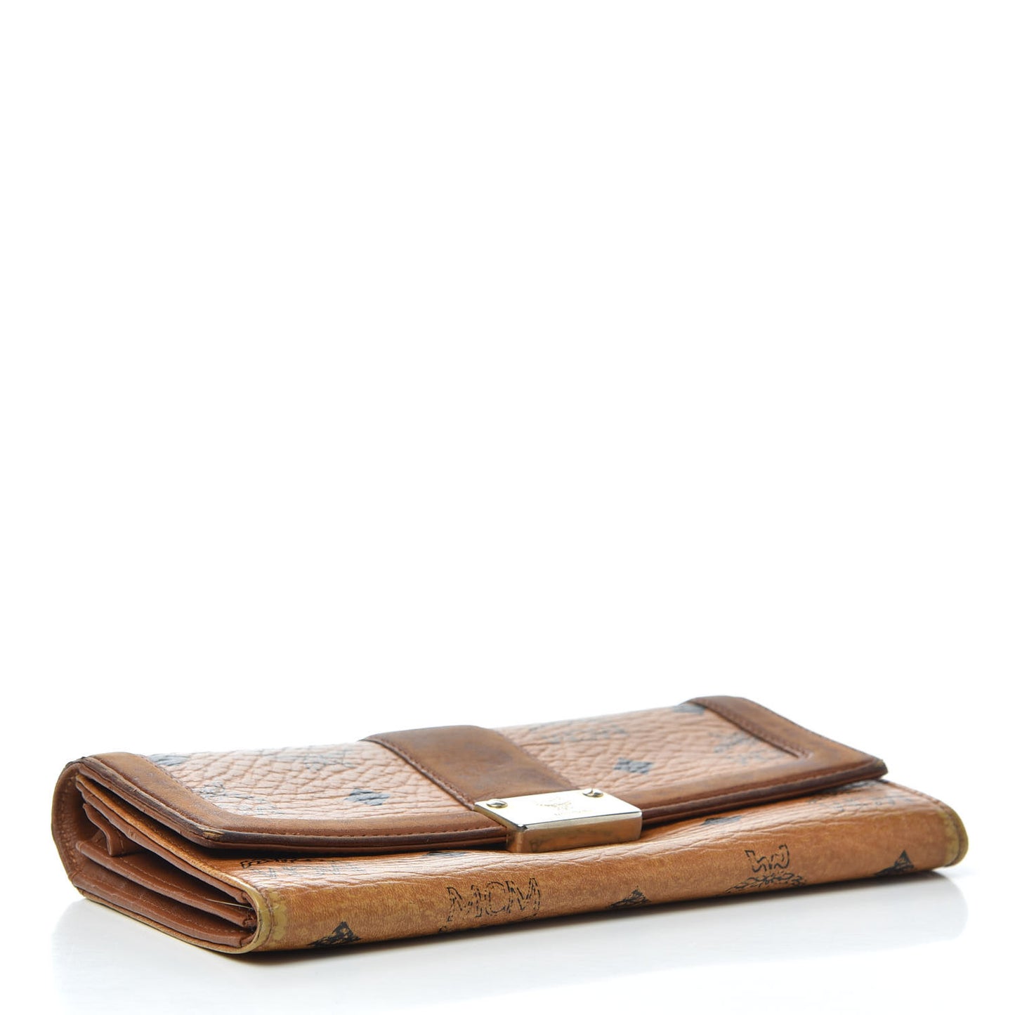 Visetos Continental Flap Wallet Cognac