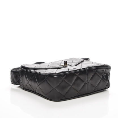 Chanel Lambskin Quilted Small Shoulder Bag Black 4 of 8