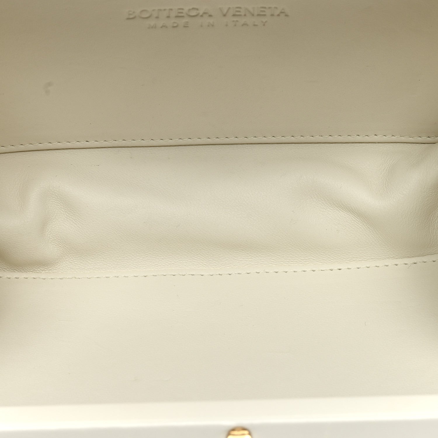 Bottega Veneta Foulard Intrecciato Minaudiere Knot Clutch Bone 5 of 8