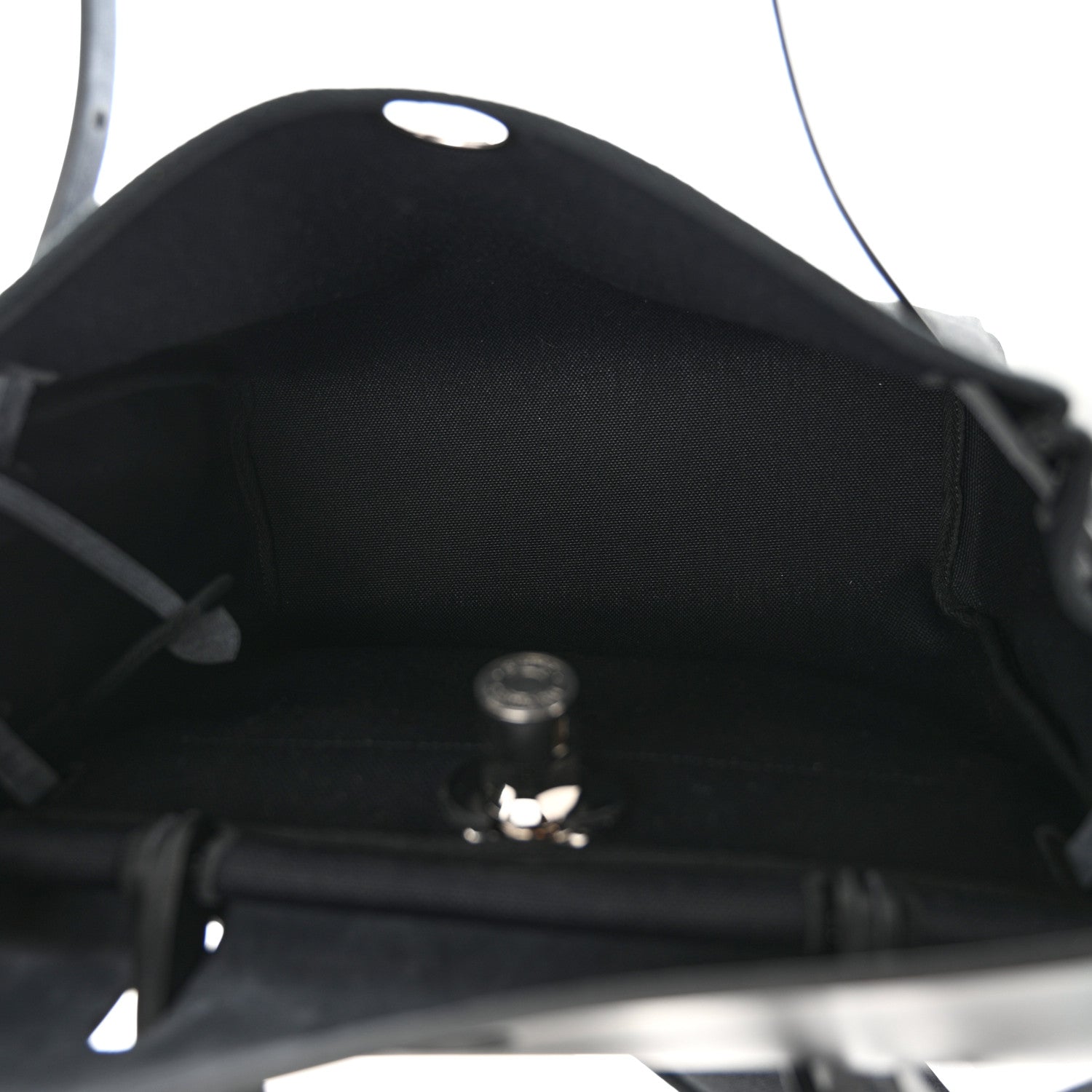 Hermes Military Toile Vache Hunter Herbag Zip Retourne 31 PM Black 6 of 11