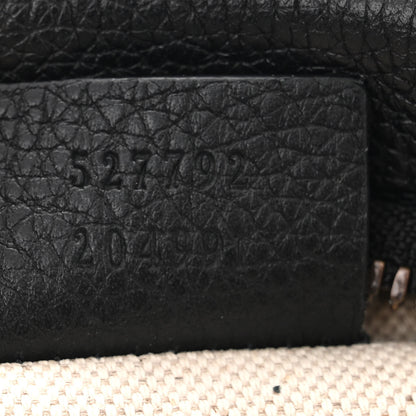 Gucci Grained Calfskin Small Logo Belt Bag Black 7 of 10
