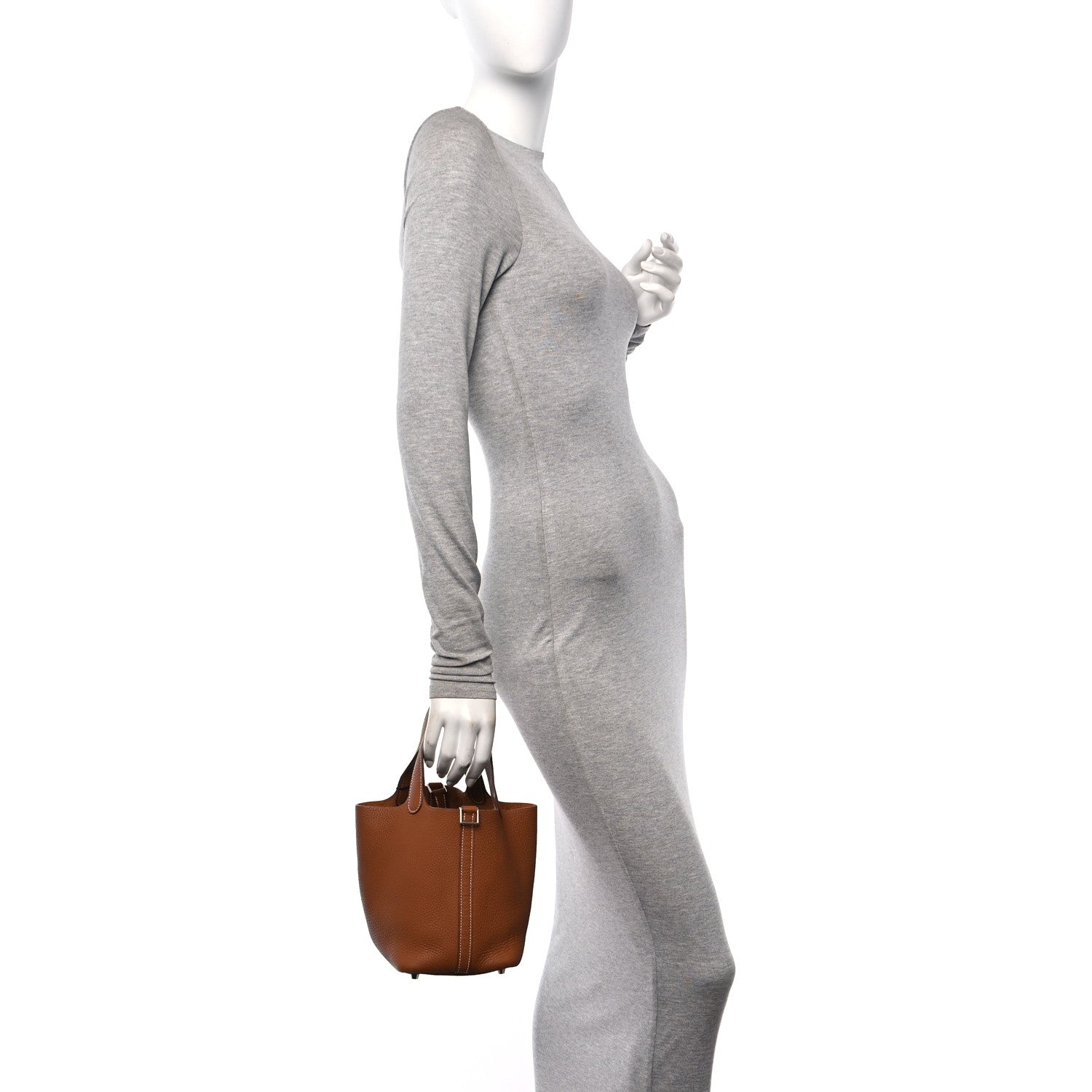 Hermes Taurillon Clemence Picotin Lock 18 PM Gold 2 of 10