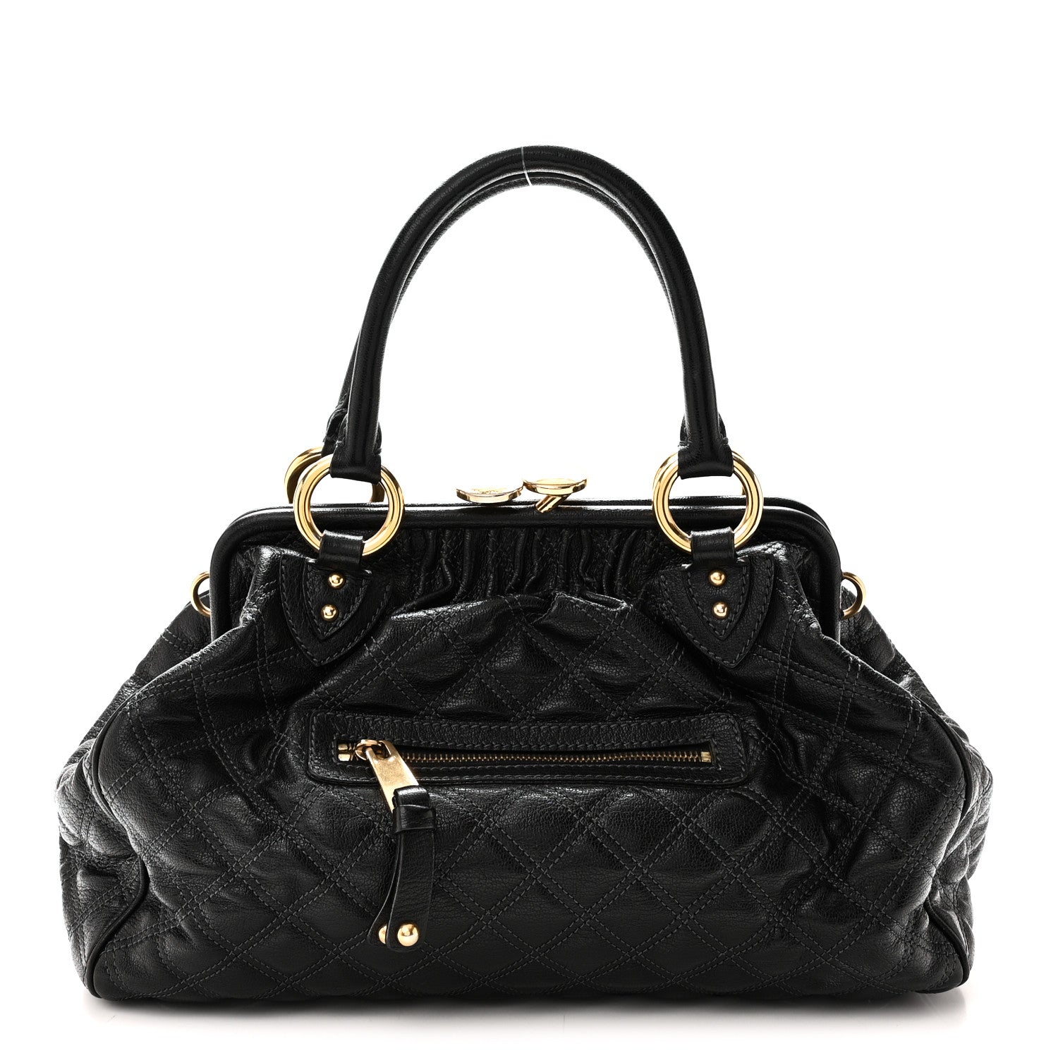 Marc Jacobs Calfskin Quilted Stam Black 1 of 9