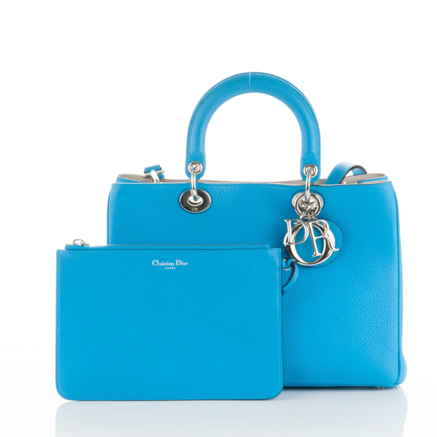 Bullcalf Medium Diorissimo Tote Bleu Nosy